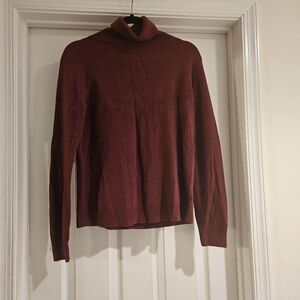 Burgundy sweater by Karen Scott Medium